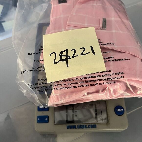 Lauren Ralph Lauren Pink Plaid Cropped Pants Coastal Preppy Classic Chino 6P - Picture 12 of 12